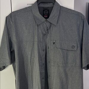 Wrangler Men's Charcoal Button Down Shirt